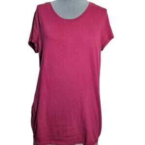 Cotton Blend Short Sleeve Tee Shirt Size XL